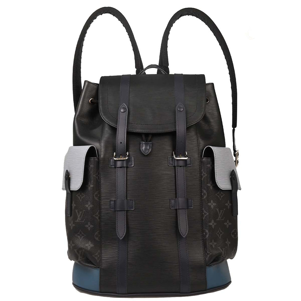 Louis Vuitton 2017 Epi Monogram Eclipse Christopher PM Backpack M53424