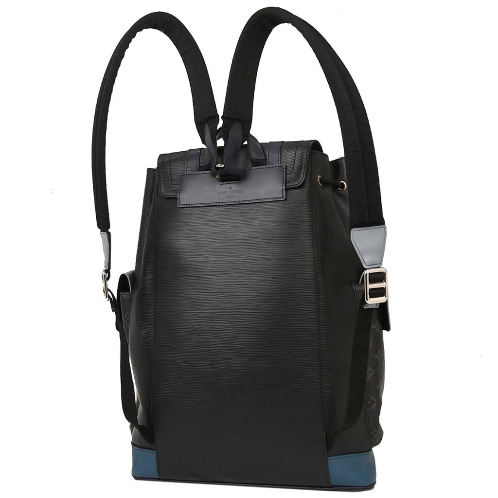 Louis Vuitton 2017 Epi Monogram Eclipse Christopher PM Backpack M53424