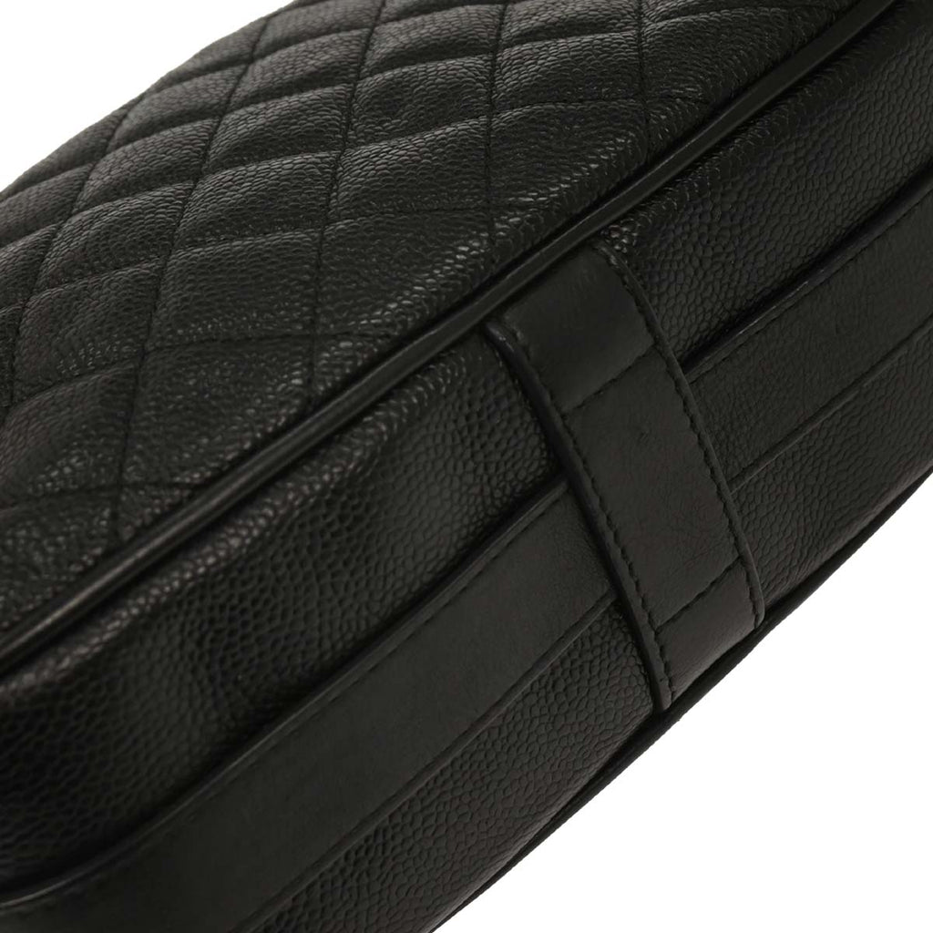 Chanel Black Caviar Business Trip Camera Bag