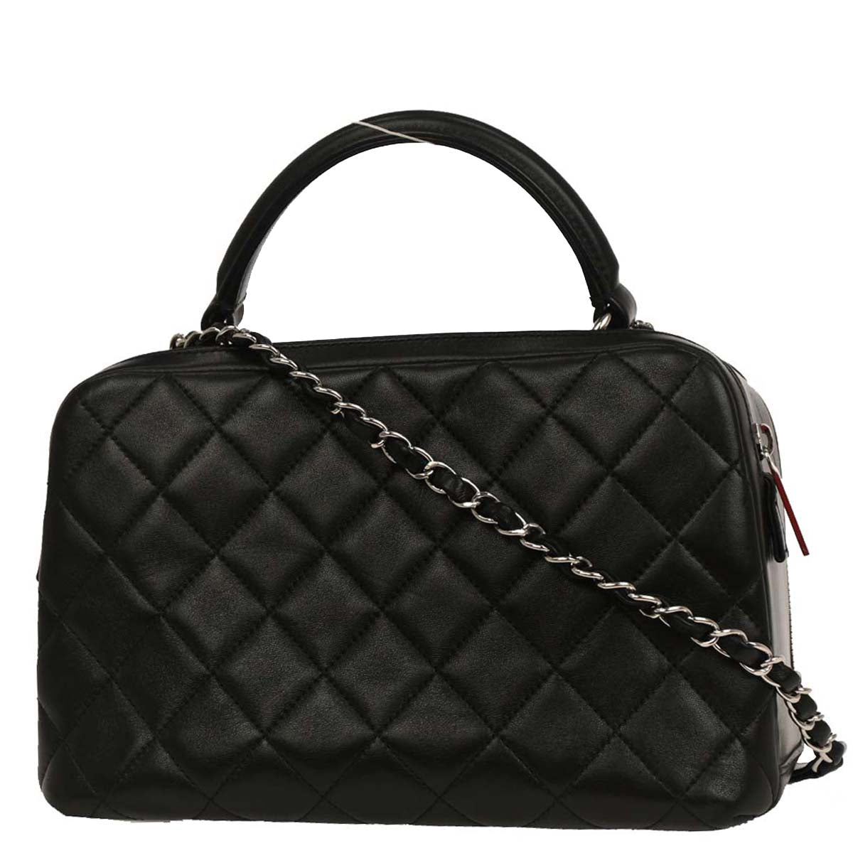 Chanel 2017-2018 Black Lambskin Trendy CC Bowling Bag