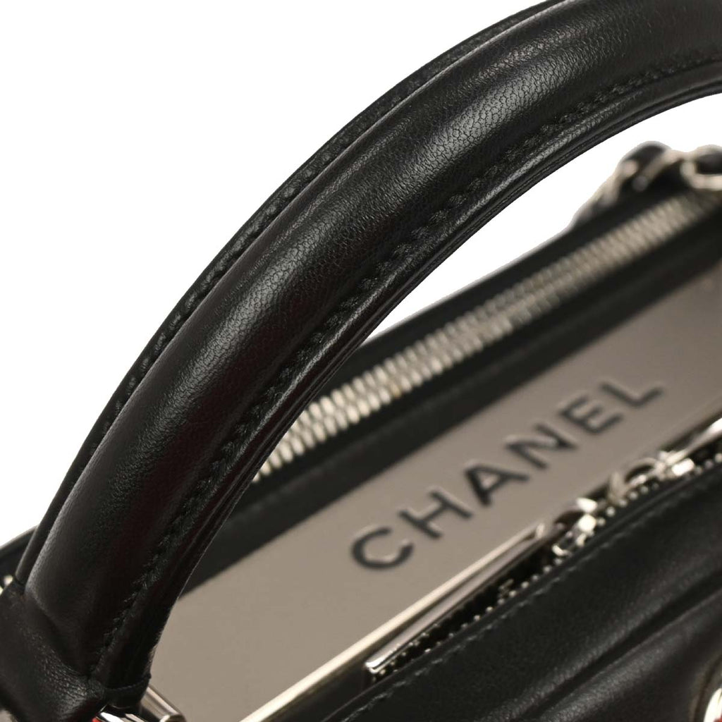 Chanel 2017-2018 Black Lambskin Trendy CC Bowling Bag