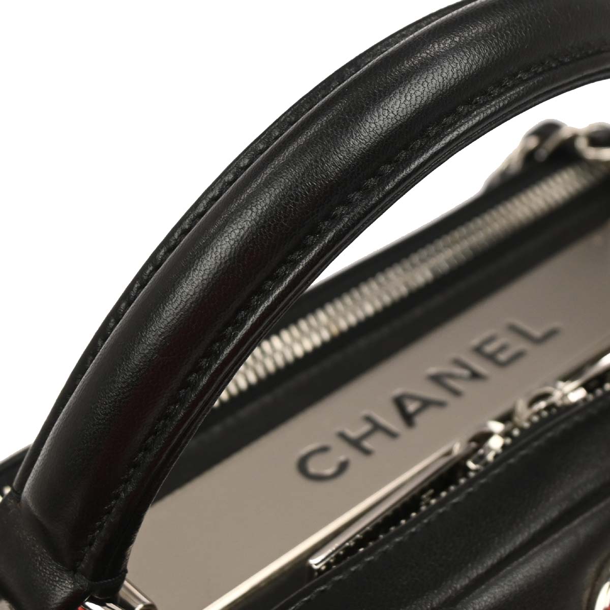 Chanel 2017-2018 Black Lambskin Trendy CC Bowling Bag