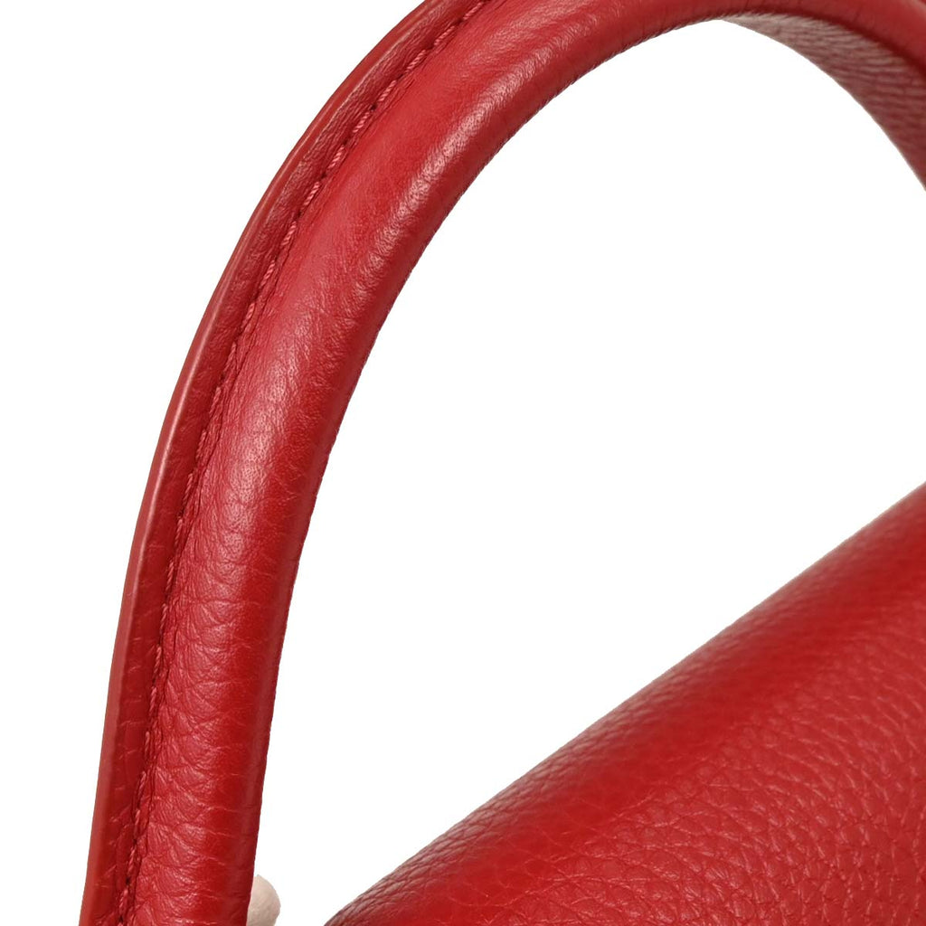 Louis Vuitton Red Capucines PM 2way Shoulder Handbag M43935
