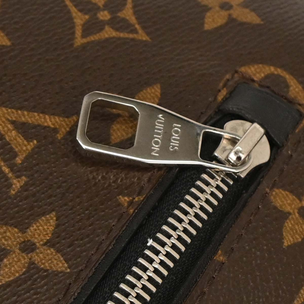 Louis Vuitton 2012 Monogram Macassar Parc Backpack M40637
