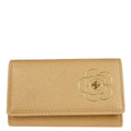 Chanel Beige Calfskin Six Hook Key Case Small Good