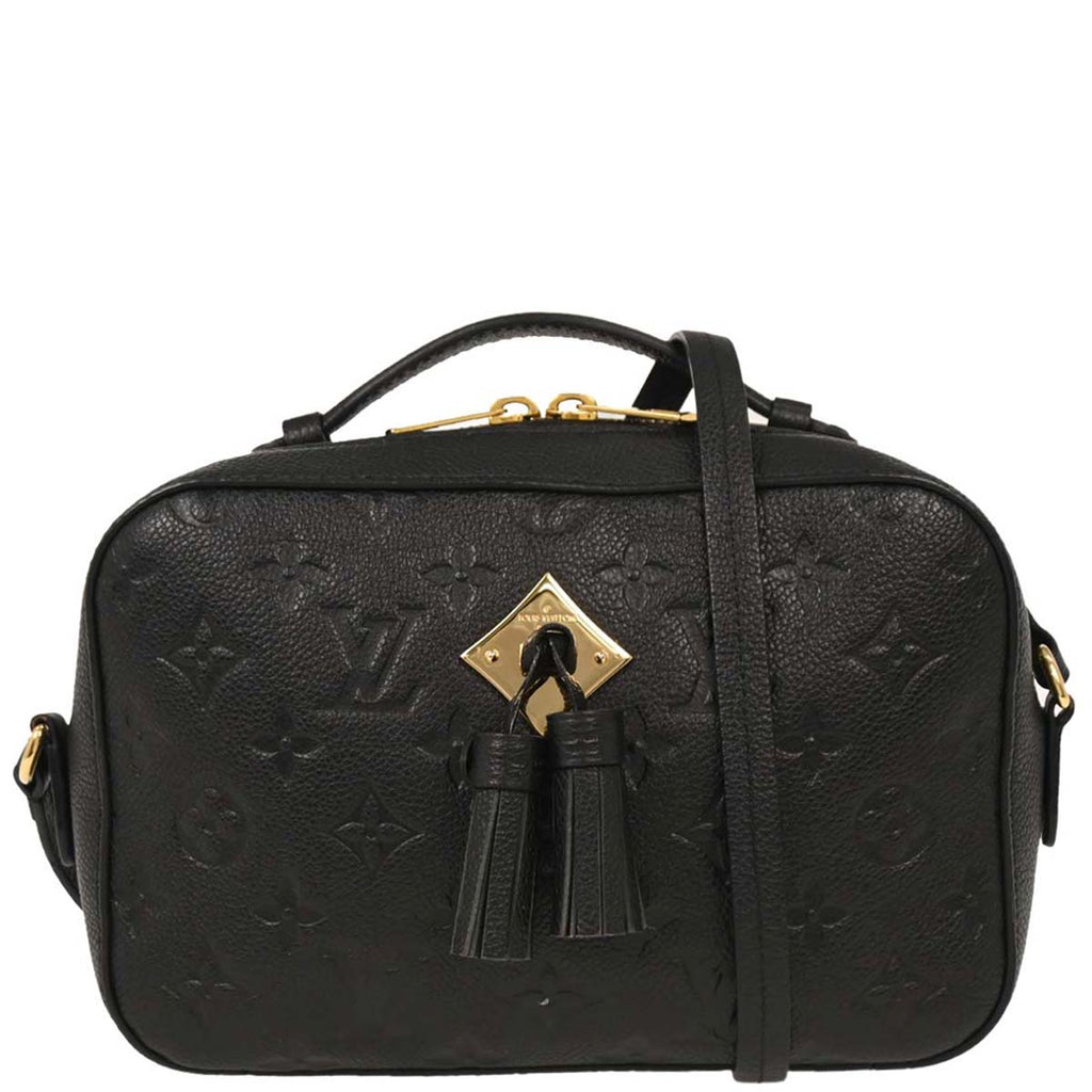 Louis Vuitton Black Monogram Empreinte Saintonge Crossbody M44593