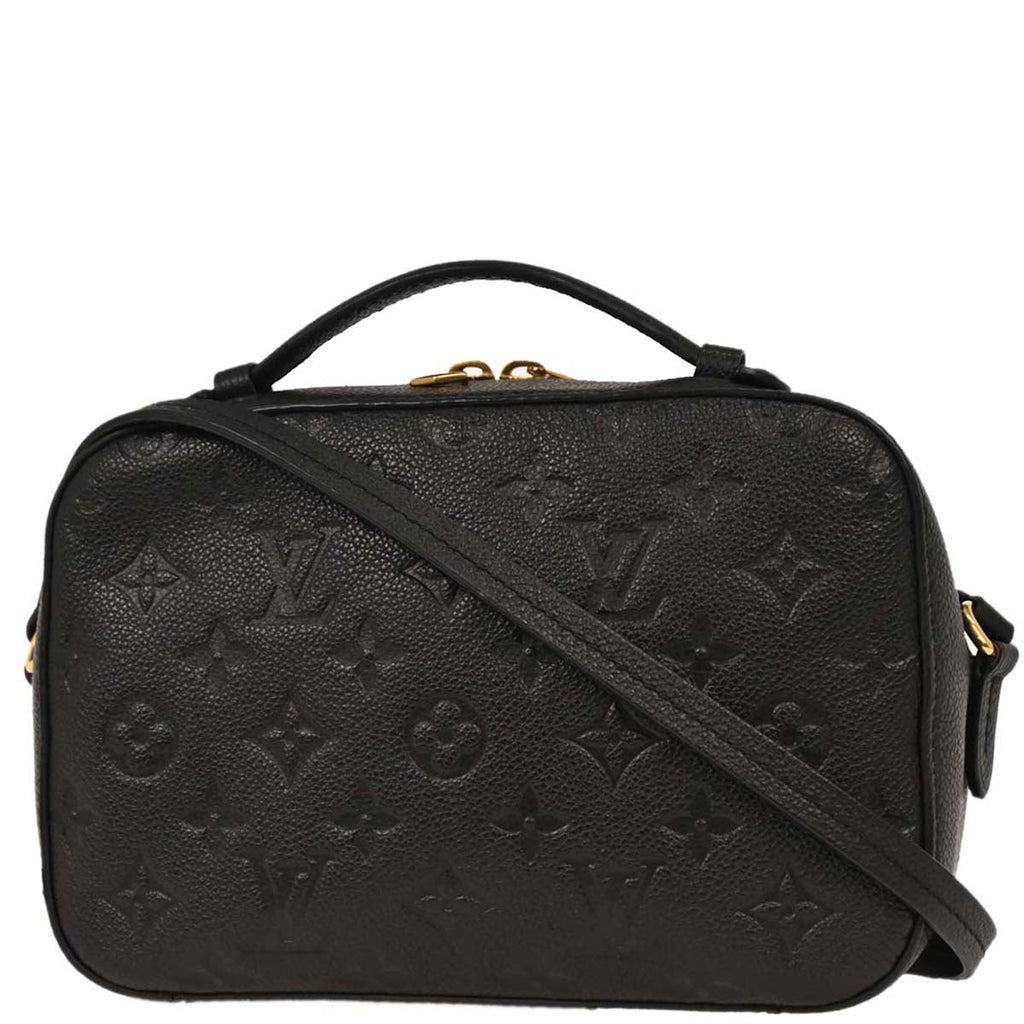 Louis Vuitton Black Monogram Empreinte Saintonge Crossbody M44593