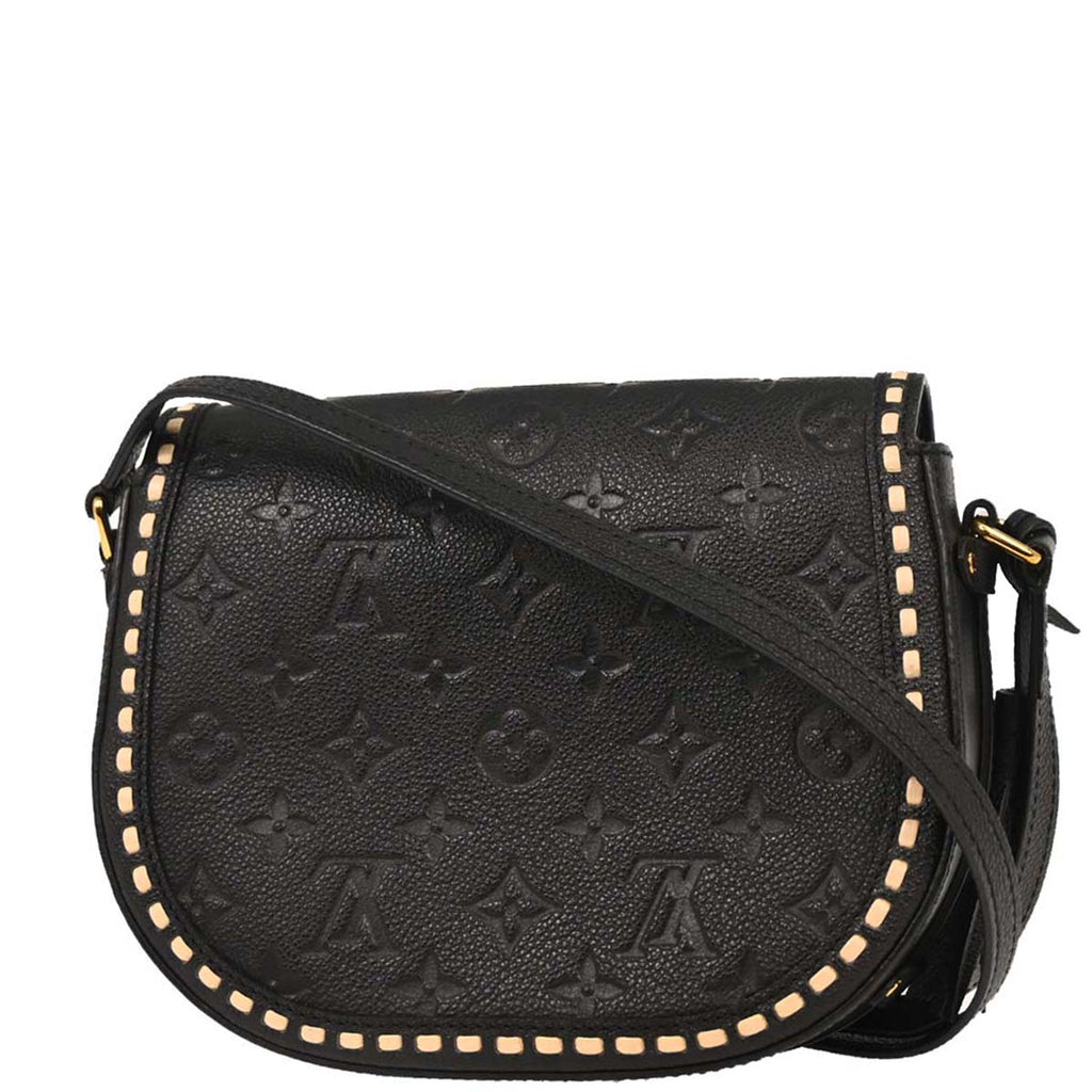 Louis Vuitton Black Monogram Empreinte Juno Shoulder Bag M43143