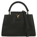 Louis Vuitton Black Capucines MM 2way Handbag M24727