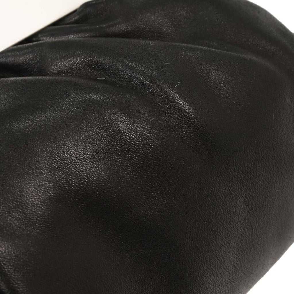 Chanel 2012 Black Lambskin Clutch Bag