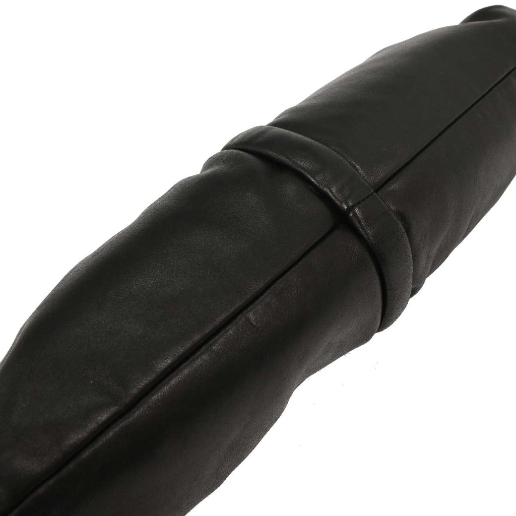 Chanel 2012 Black Lambskin Clutch Bag