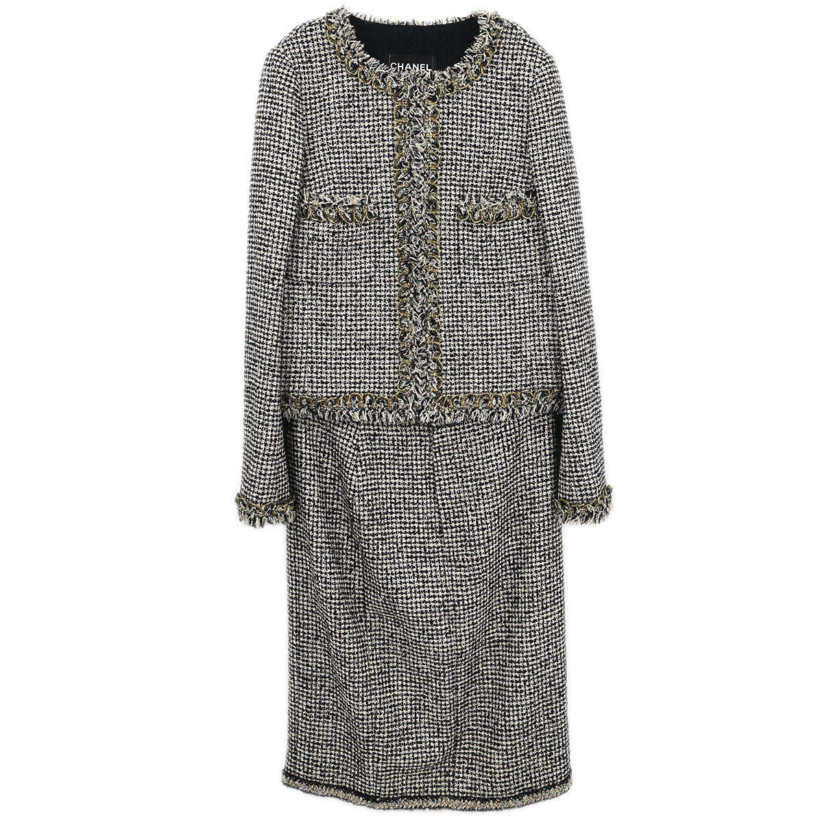 Chanel 2010 Setup Suit Jacket Skirt #34 #38