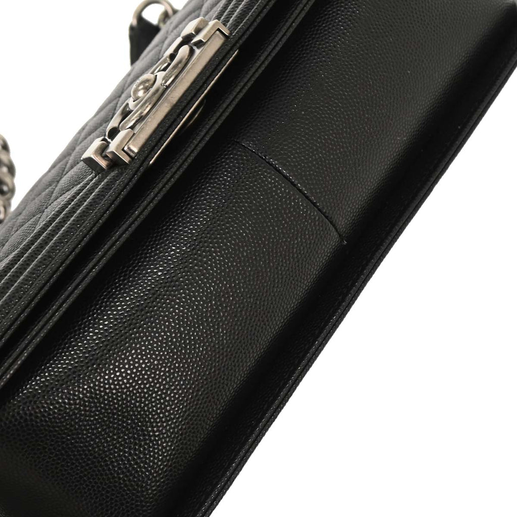Boy Chanel 2019 Black Caviar Medium Shoulder Bag