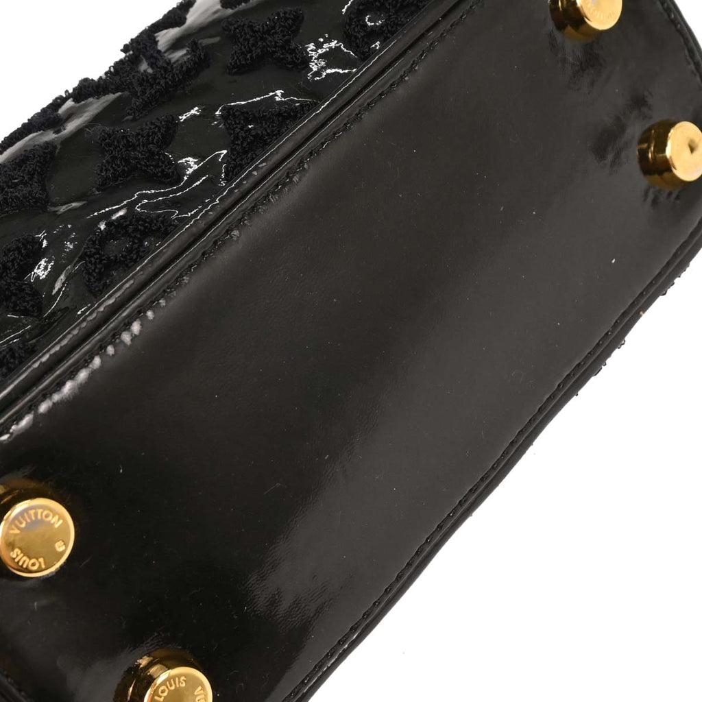 Louis Vuitton Black Monogram Fascination Lockit BB Handbag M40604