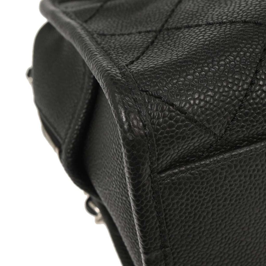 Chanel 2014-2015 Black Caviar Bowling Bag