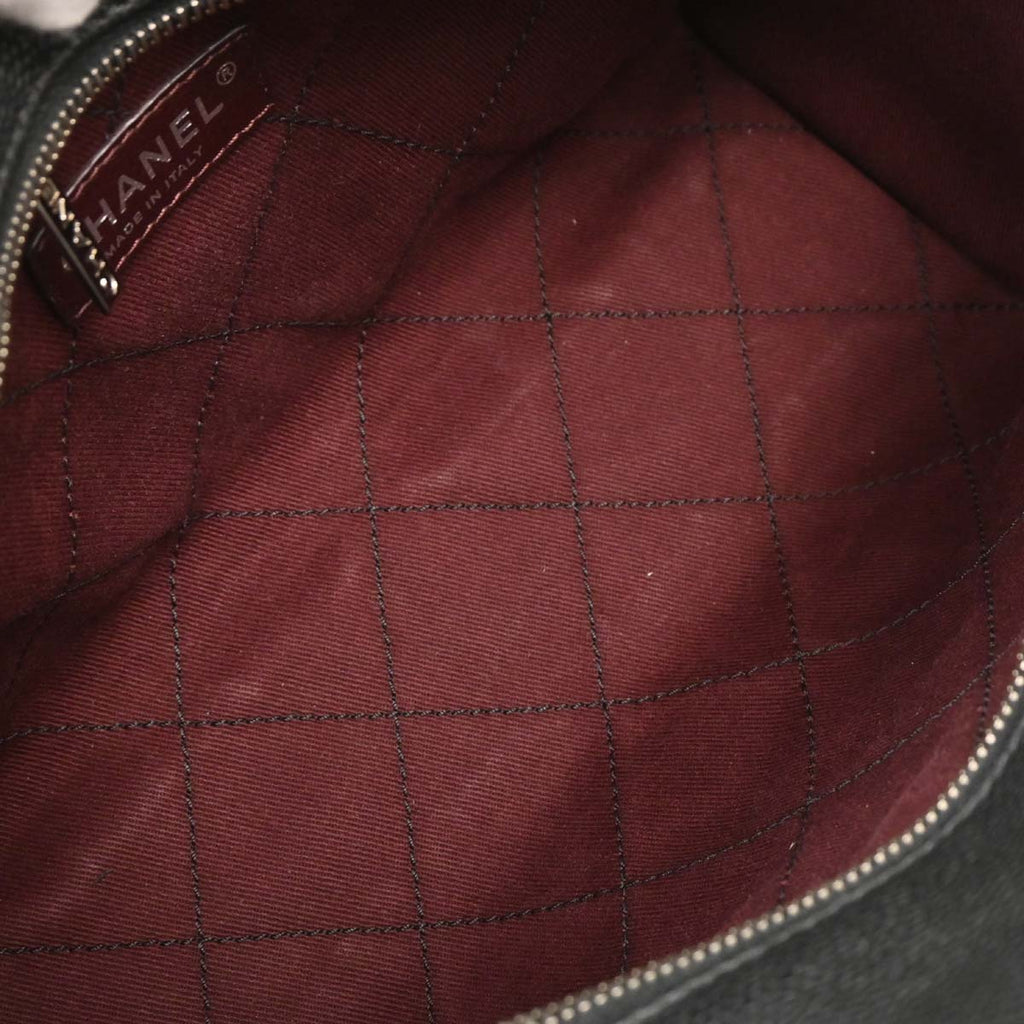 Chanel 2014-2015 Black Caviar Bowling Bag