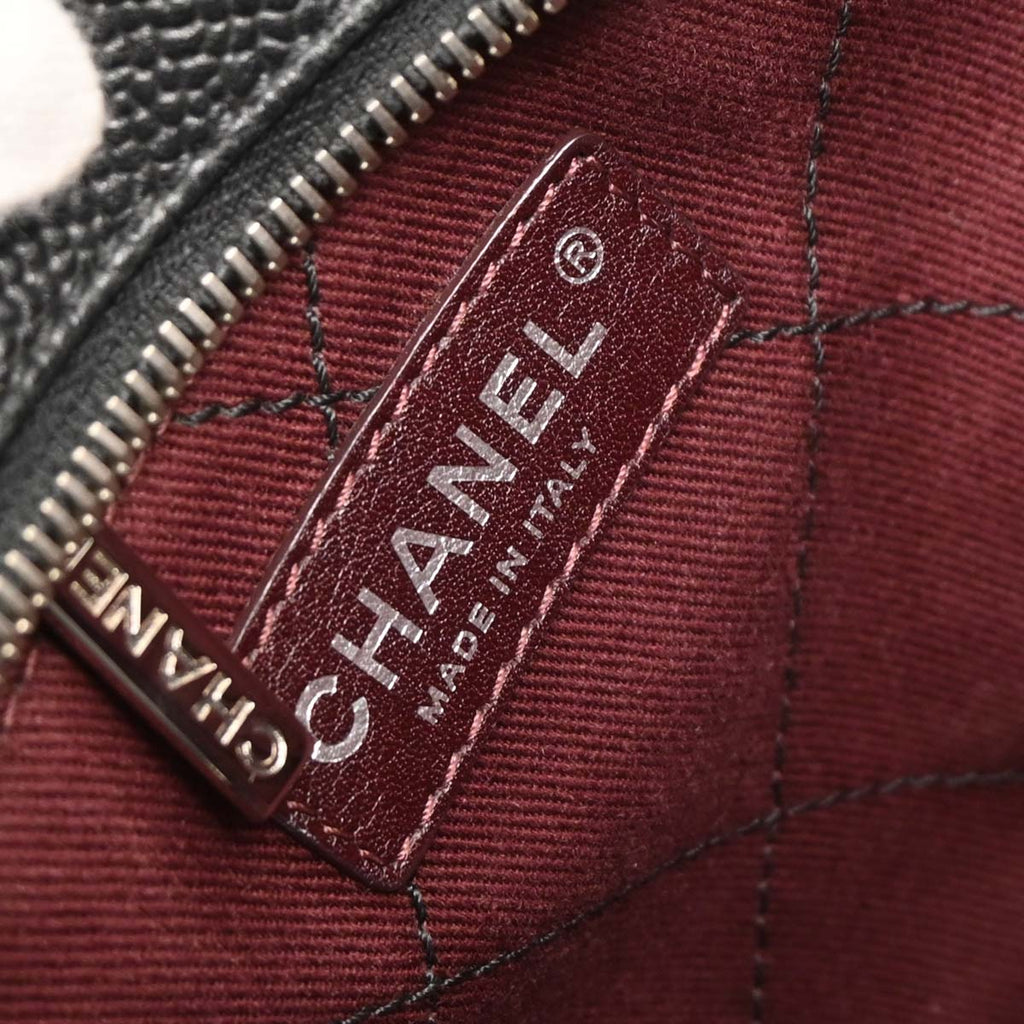 Chanel 2014-2015 Black Caviar Bowling Bag