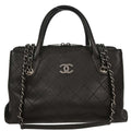 Chanel 2017-2018 Black Caviar Urban Shopping Tote 2way Shoulder Handbag