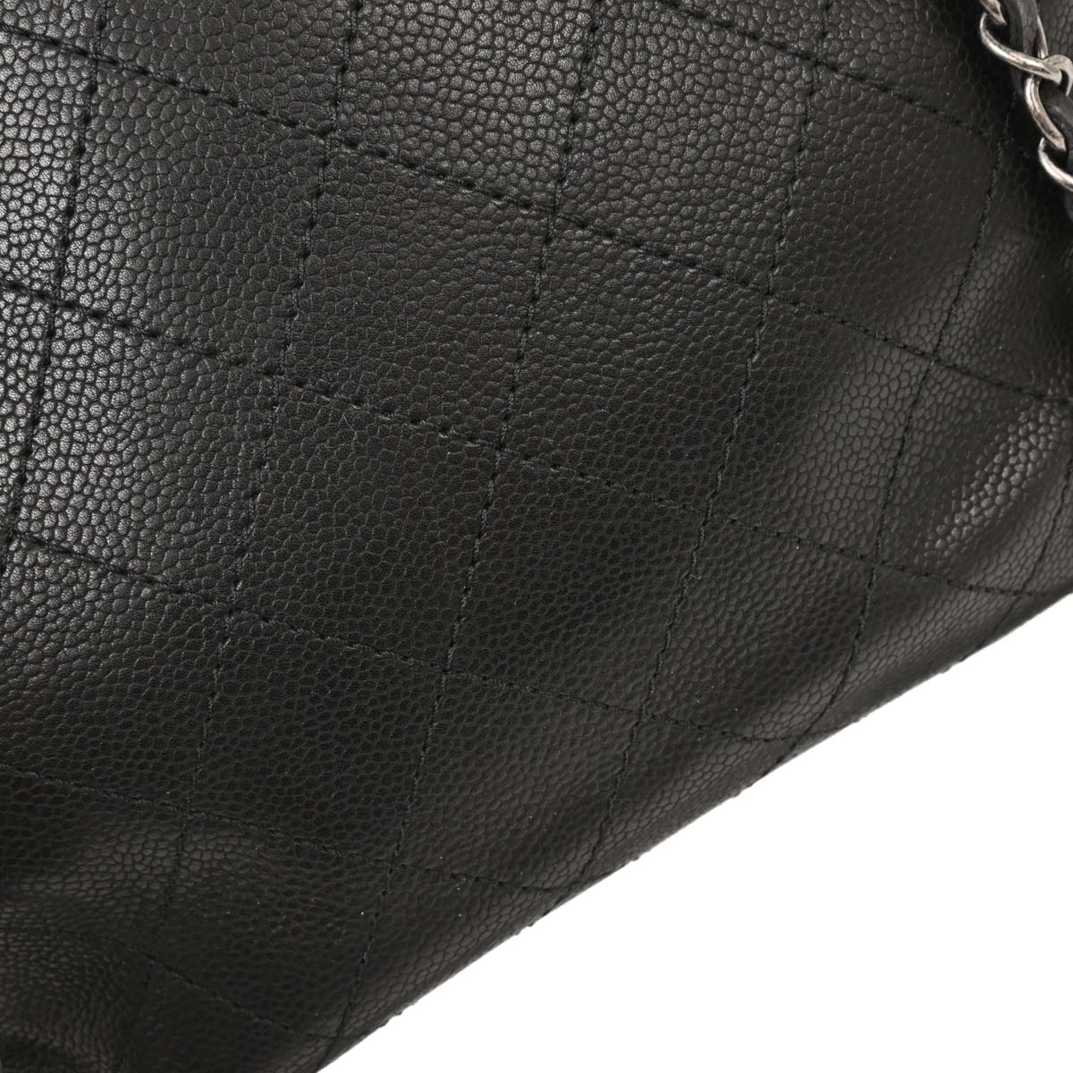 Chanel 2017-2018 Black Caviar Urban Shopping Tote 2way Shoulder Handbag