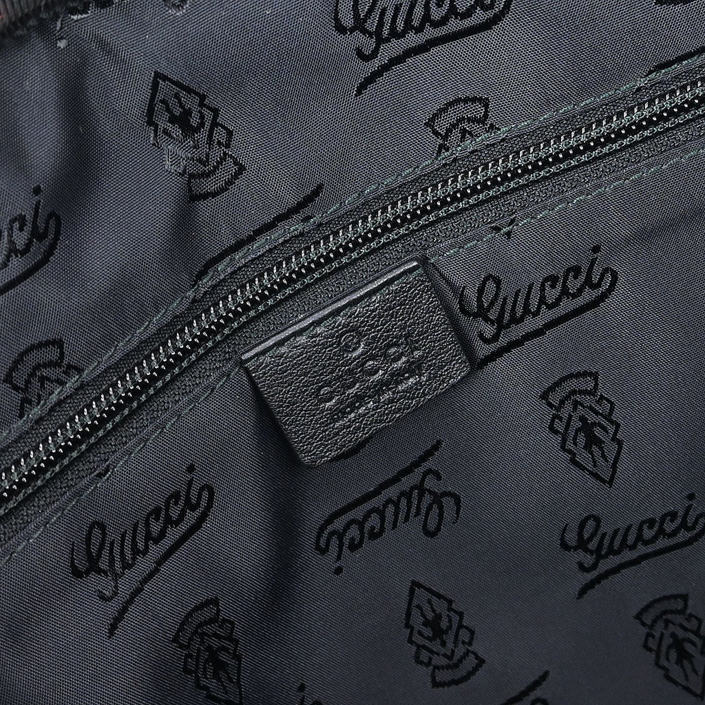 Gucci Black Guccissima GG Imprime Briefcase Handbag