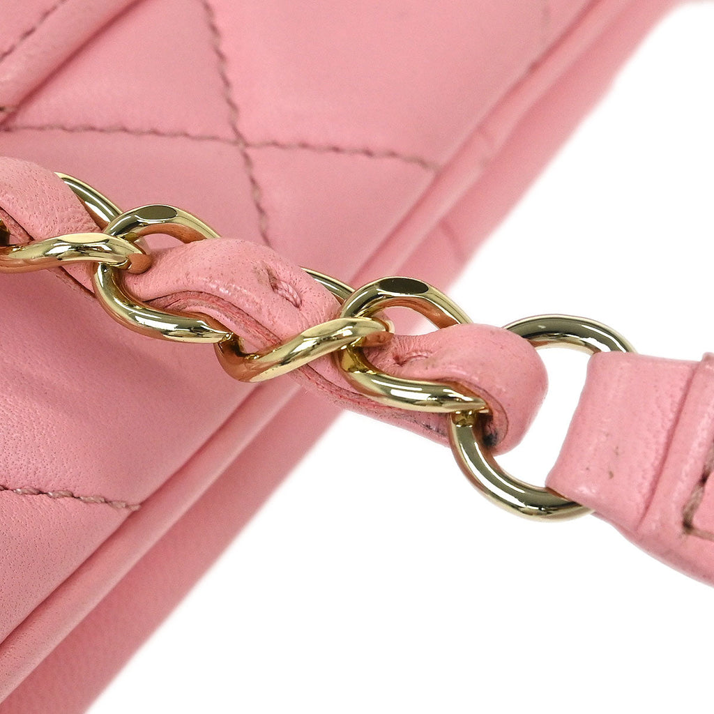 Chanel 2019 Pink Lambskin Trendy CC Shoulder Bag