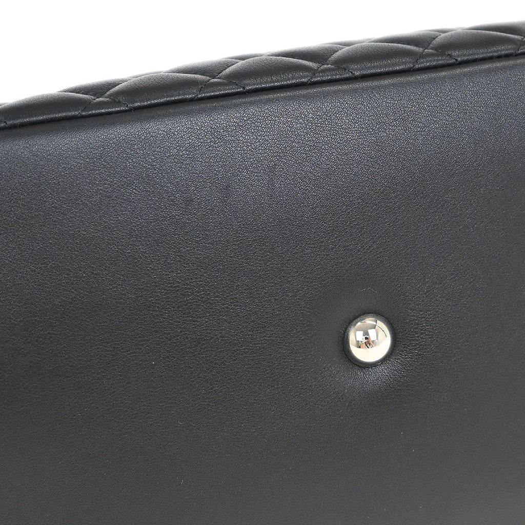 Chanel 2011 Black Calfskin Cambon Ligne Tote Handbag