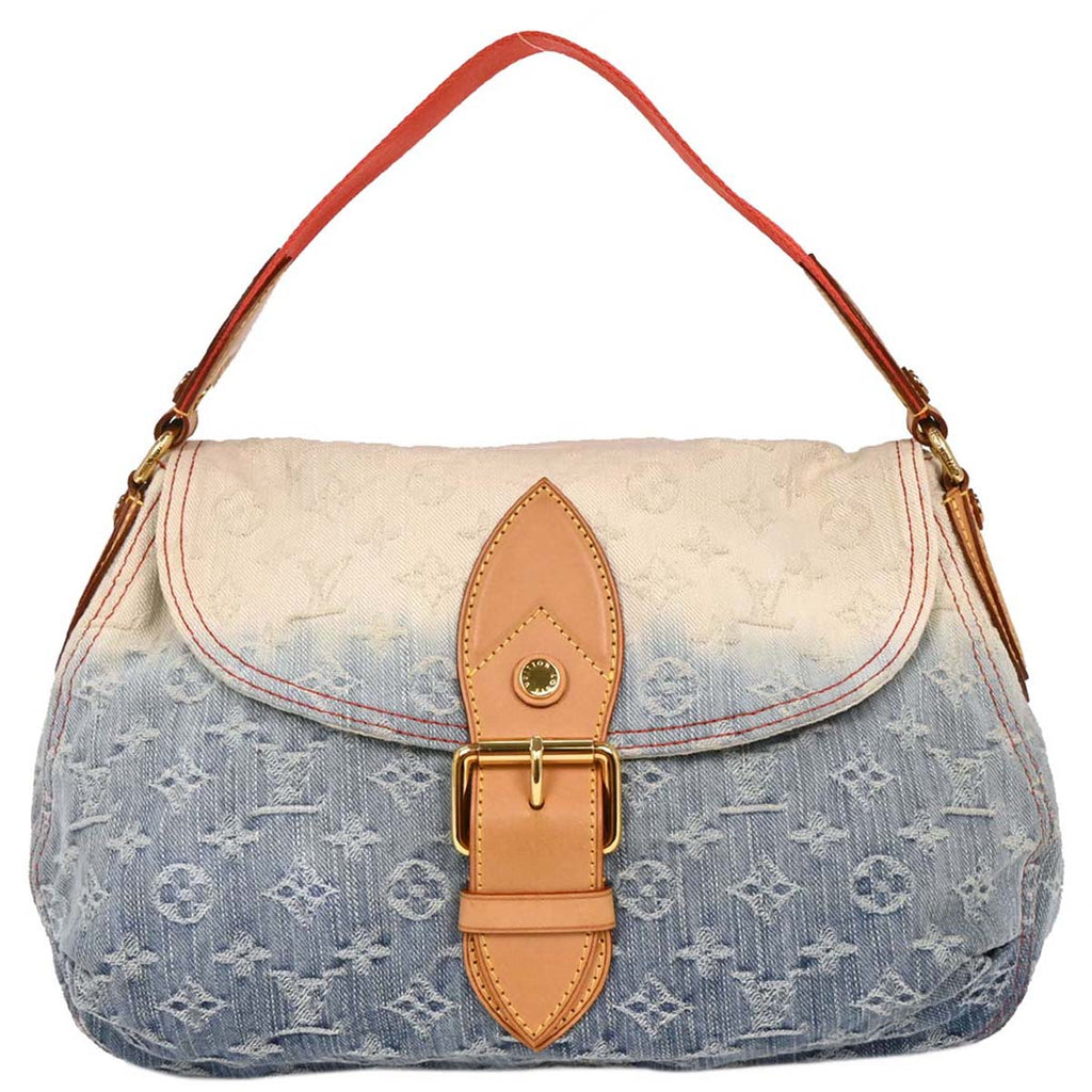 Louis Vuitton Blue Monogram Denim Sunshine Handbag M40416