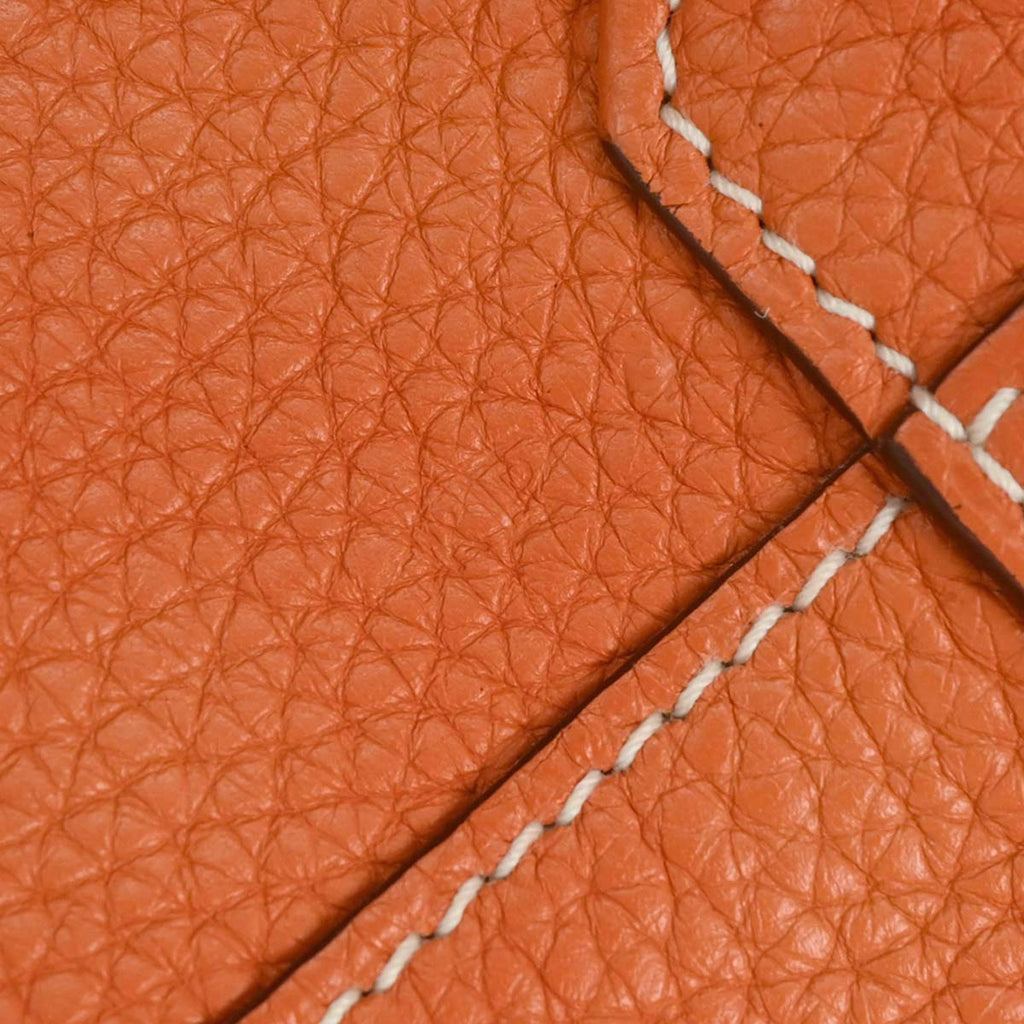 Hermes Gold Orange Taurillon Double Sens 36 Reversible Handbag