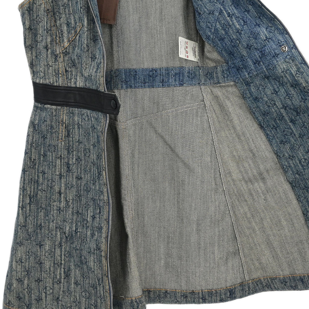 Louis Vuitton 2016 Sleeveless Dress Indigo #36