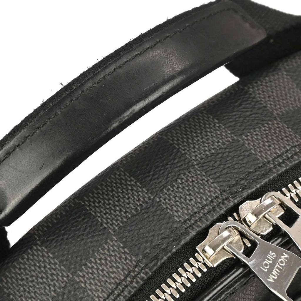 Louis Vuitton 2016 Black Damier Graphite Michael Backpack N58024