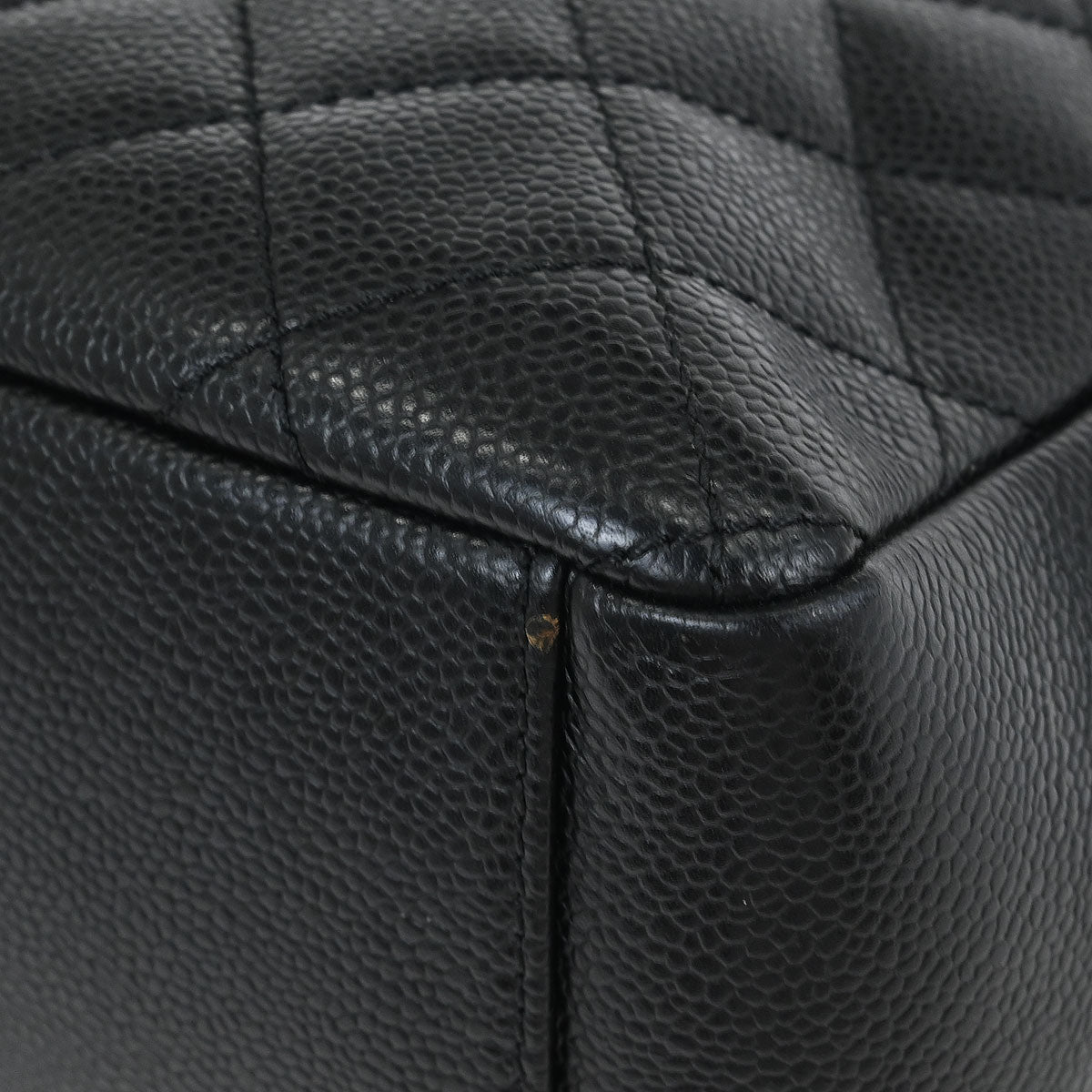 Chanel 2013-2014 Black Caviar Petite Shopping Tote XL PST Tote Handbag