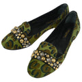 Louis Vuitton * 2013 Pony Hair Leopard Print Opera Shoes #36.5