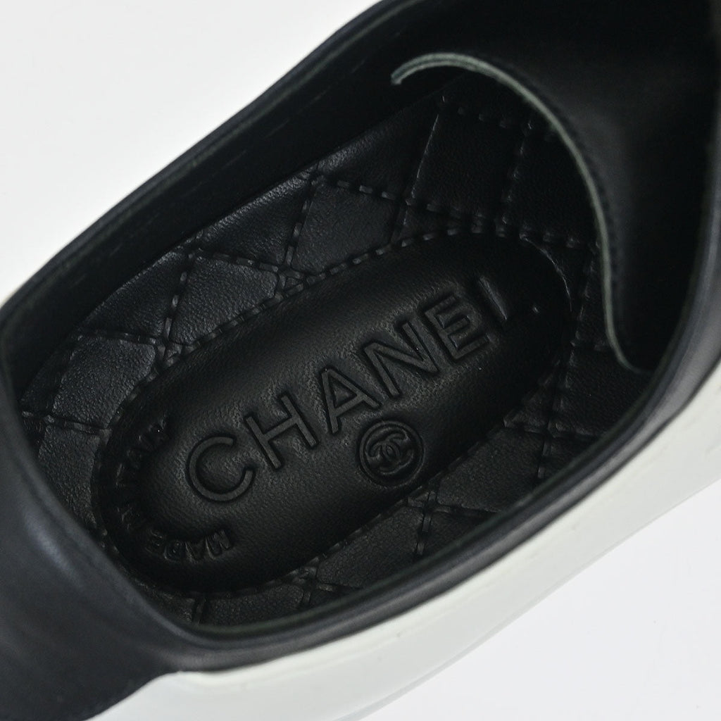 Chanel * Black Sneakers Shoes #39