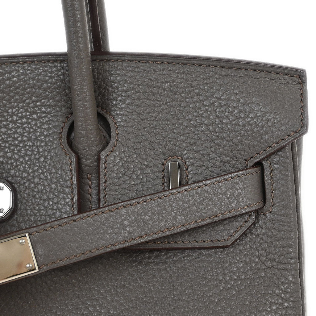 Hermes 2012 Etain Togo Birkin 30 Handbag