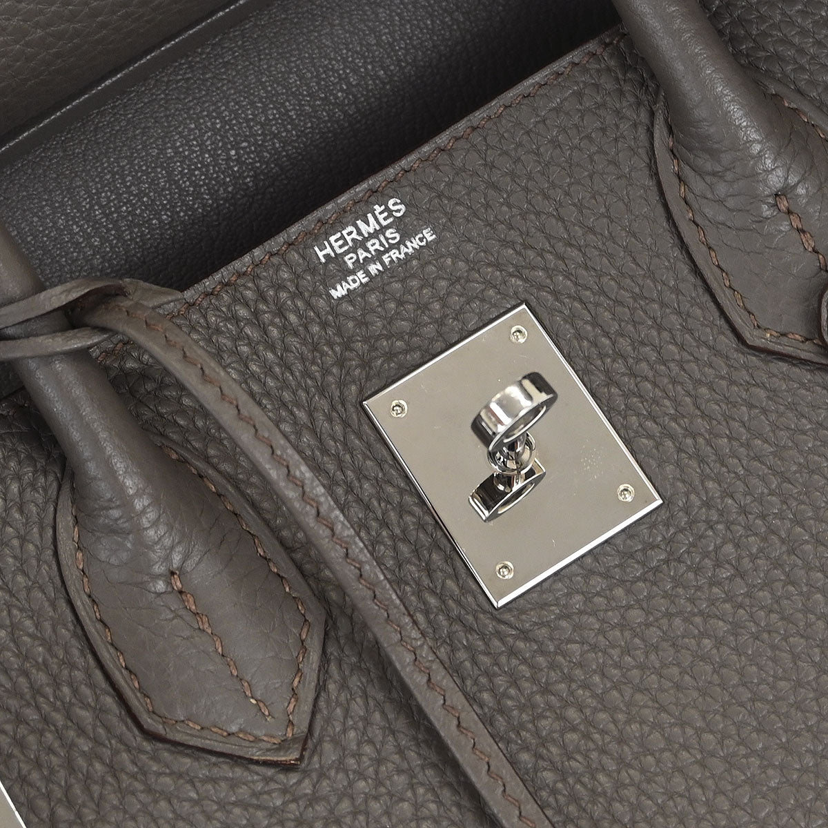 Hermes 2012 Etain Togo Birkin 30 Handbag