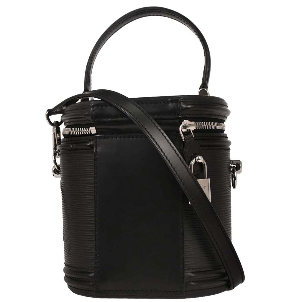 Louis Vuitton 2018 Black Epi Cannes 2way Vanity Handbag M52226