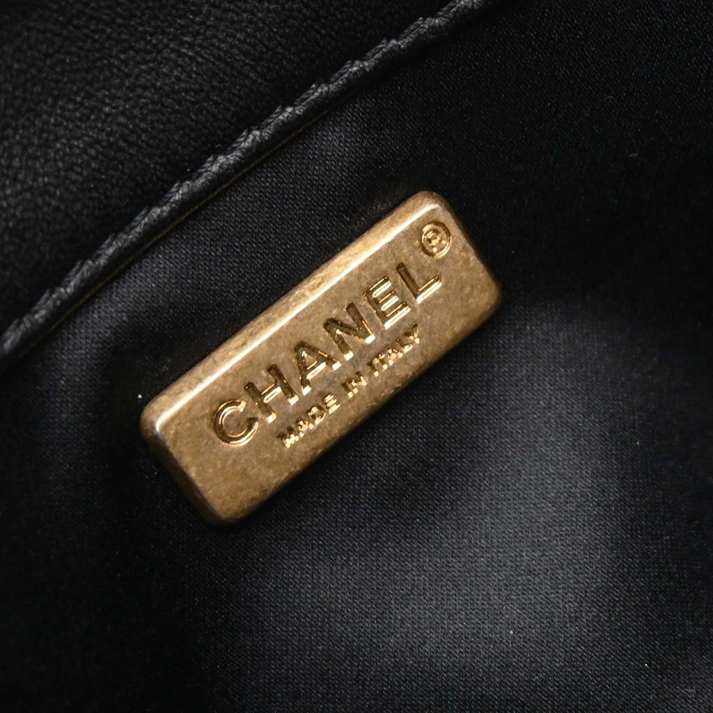 Chanel 2017-2018 Black Sequins Dare To Disturb Shoulder Bag