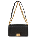 Boy Chanel 2019 Black Caviar Medium Shoulder Bag