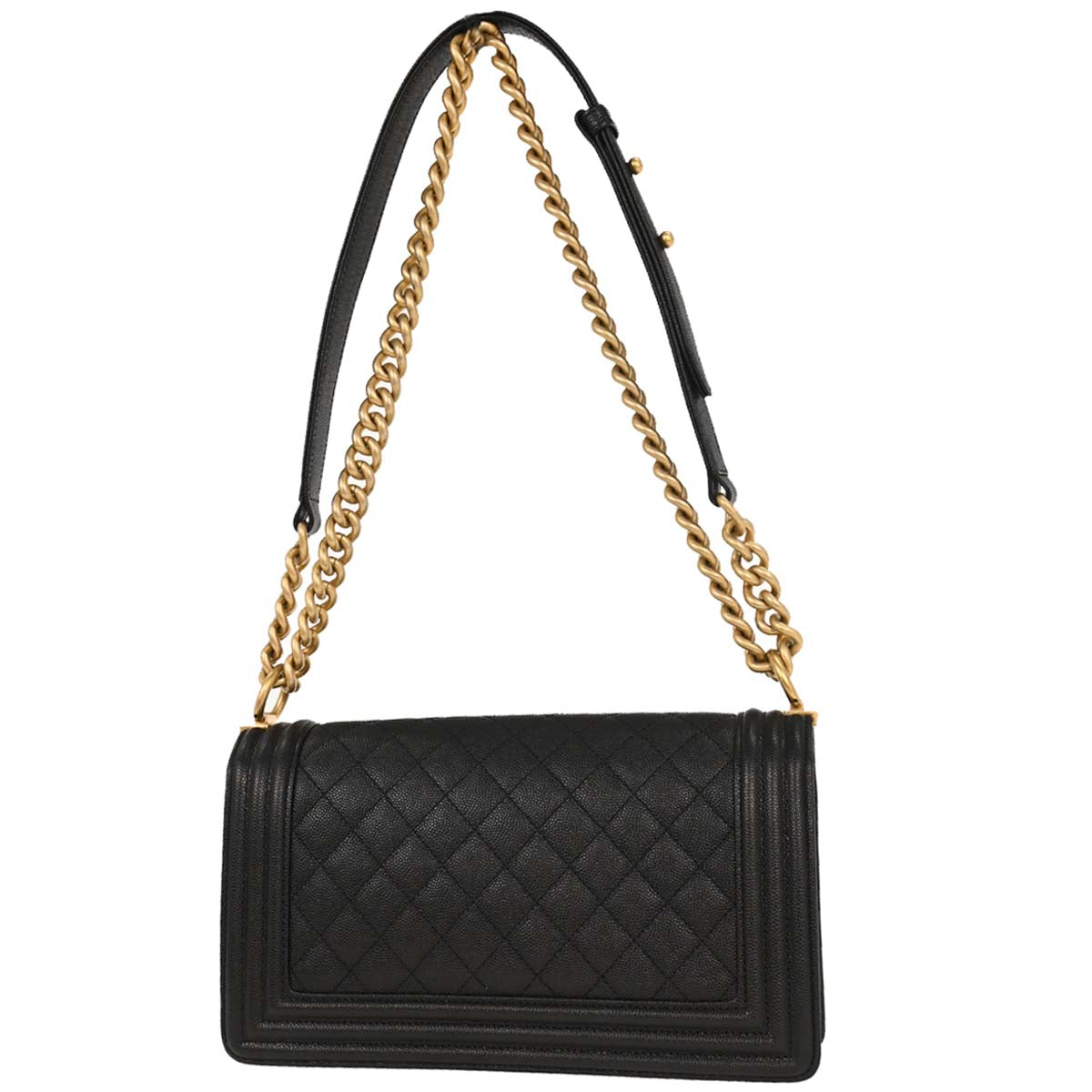Boy Chanel 2019 Black Caviar Medium Shoulder Bag