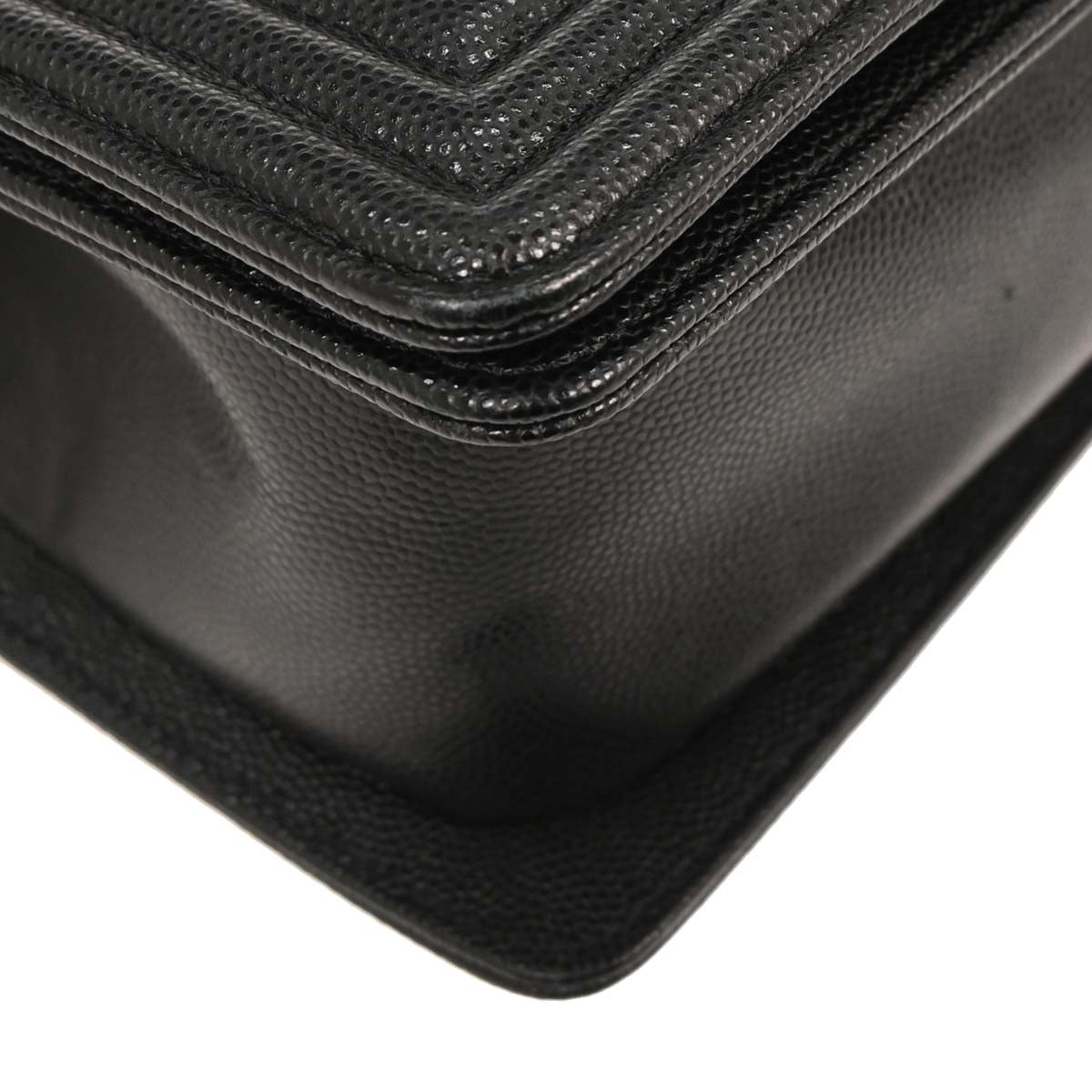 Boy Chanel 2019 Black Caviar Medium Shoulder Bag