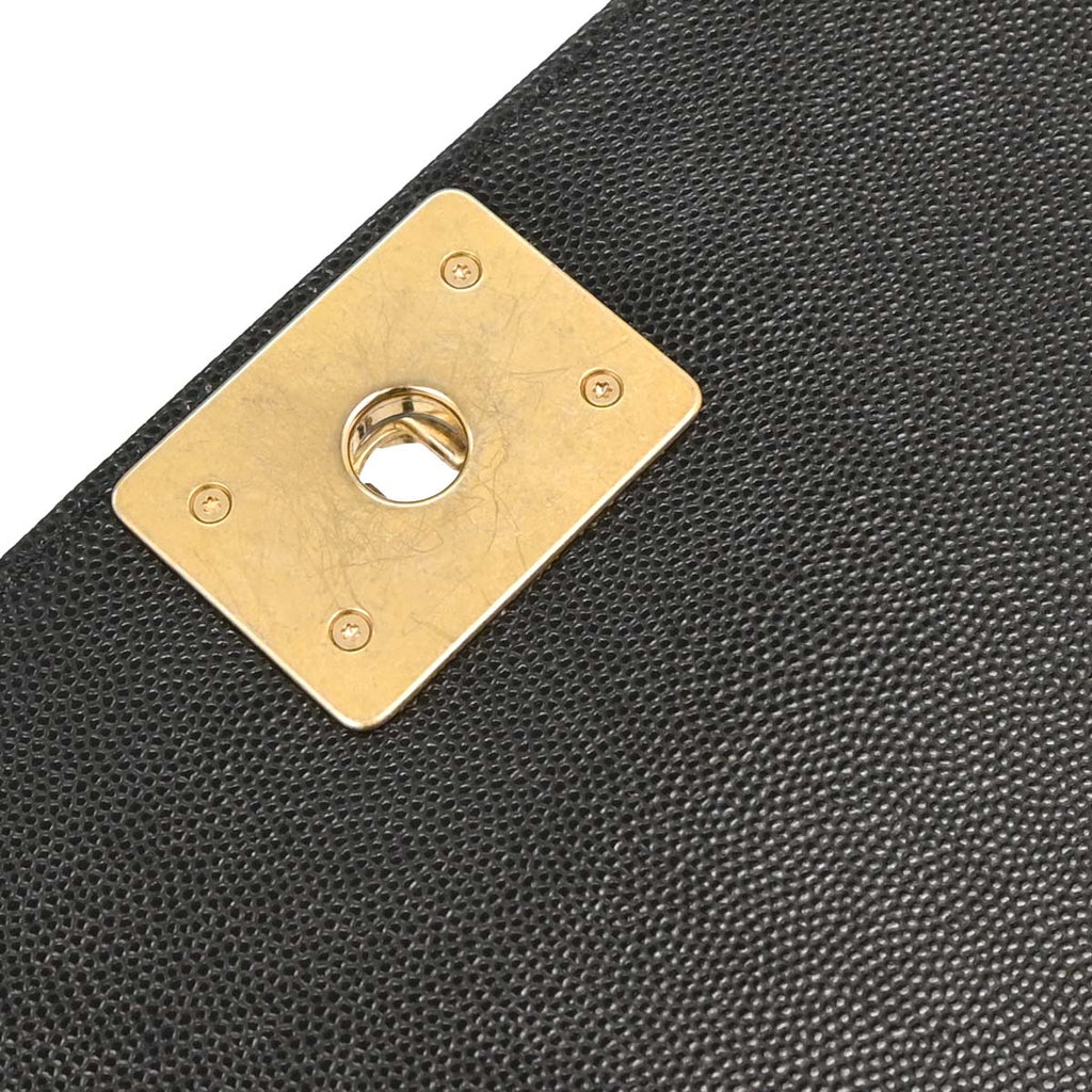 Boy Chanel 2019 Black Caviar Medium Shoulder Bag