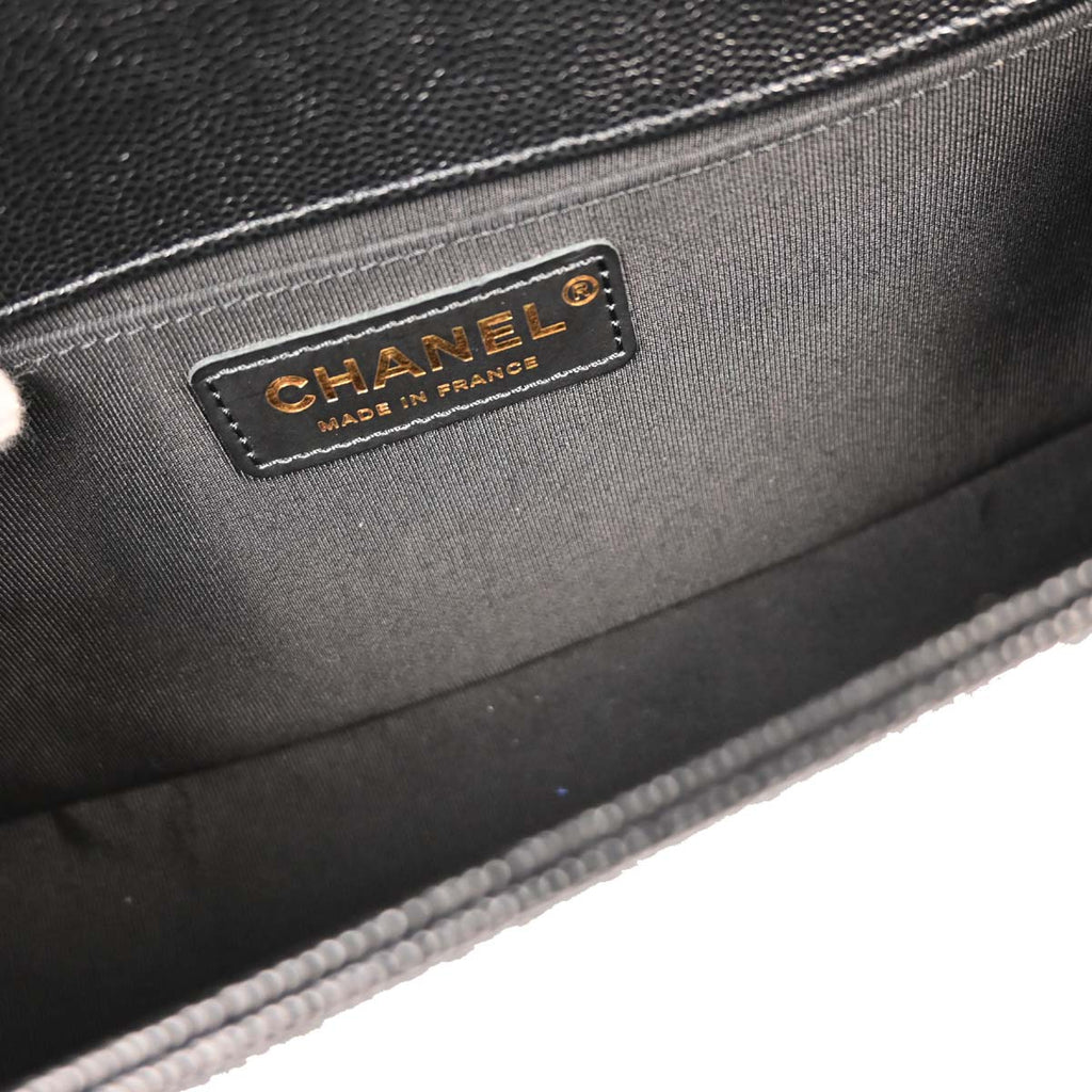 Boy Chanel 2019 Black Caviar Medium Shoulder Bag