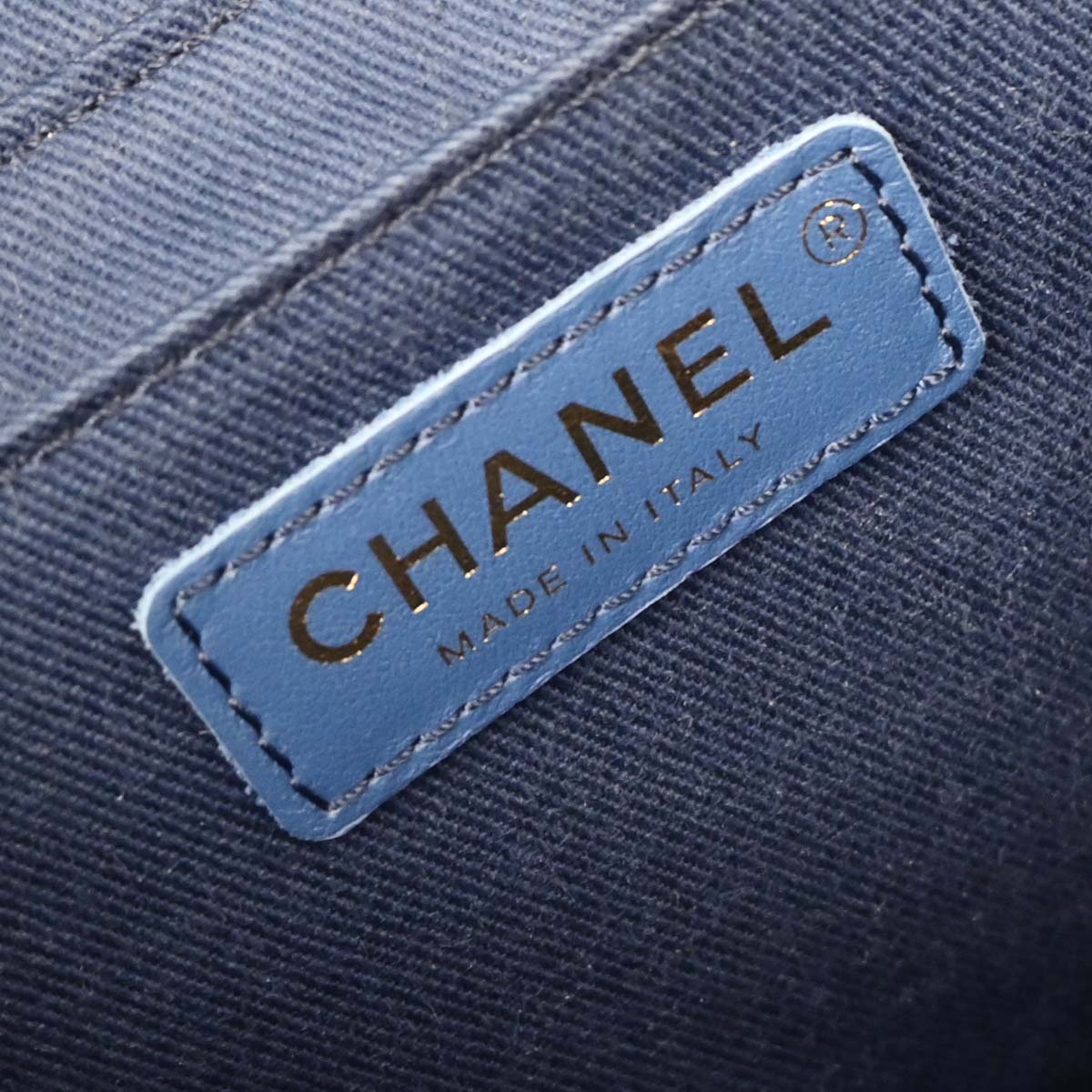 Chanel 2019 Blue Denim Vanity 2way Shoulder Handbag