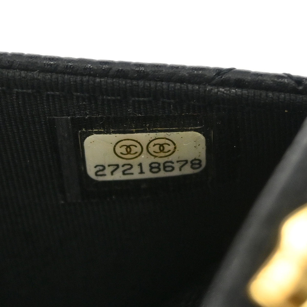Chanel 2019 Black Caviar Classic WOC Wallet On Chain