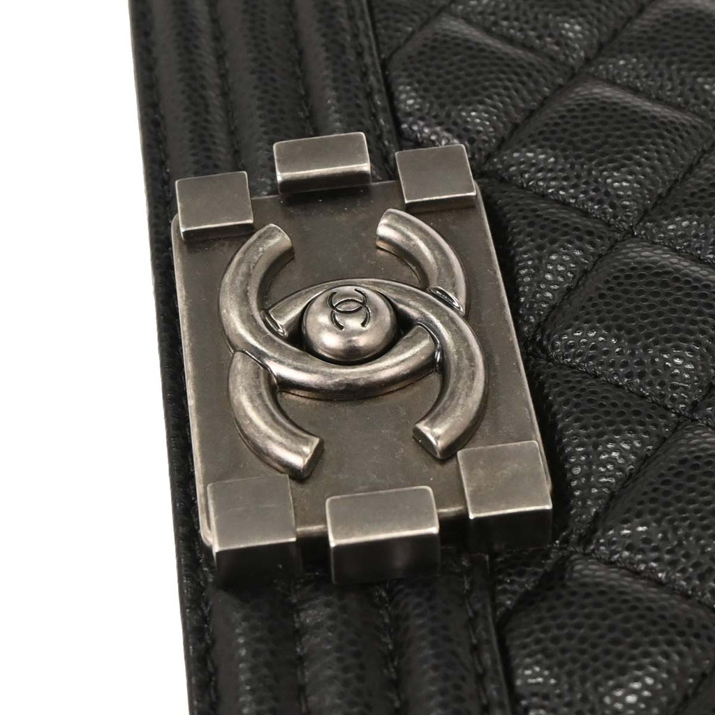 Boy Chanel 2019 Black Caviar Small Chain Shoulder Bag