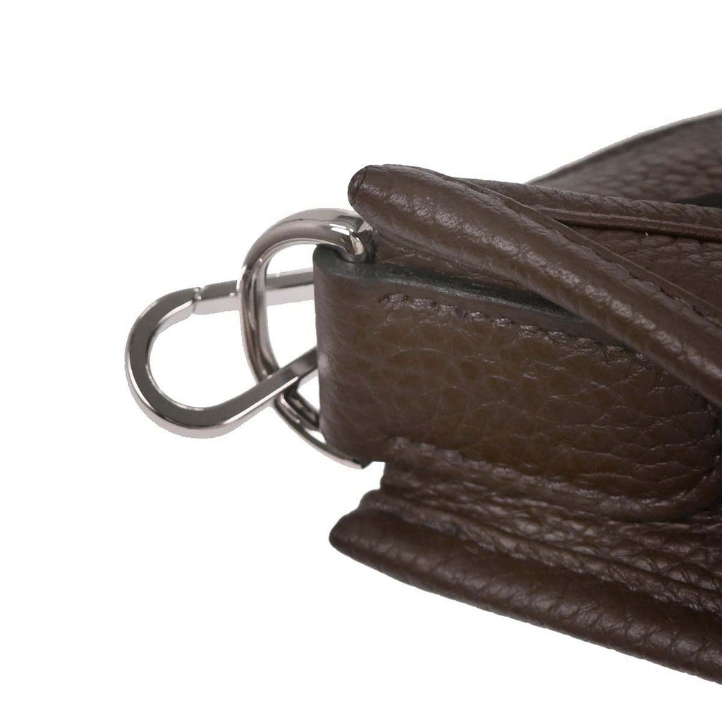 Hermes Chocolat Togo Evelyne 3 29 PM Shoulder Bag