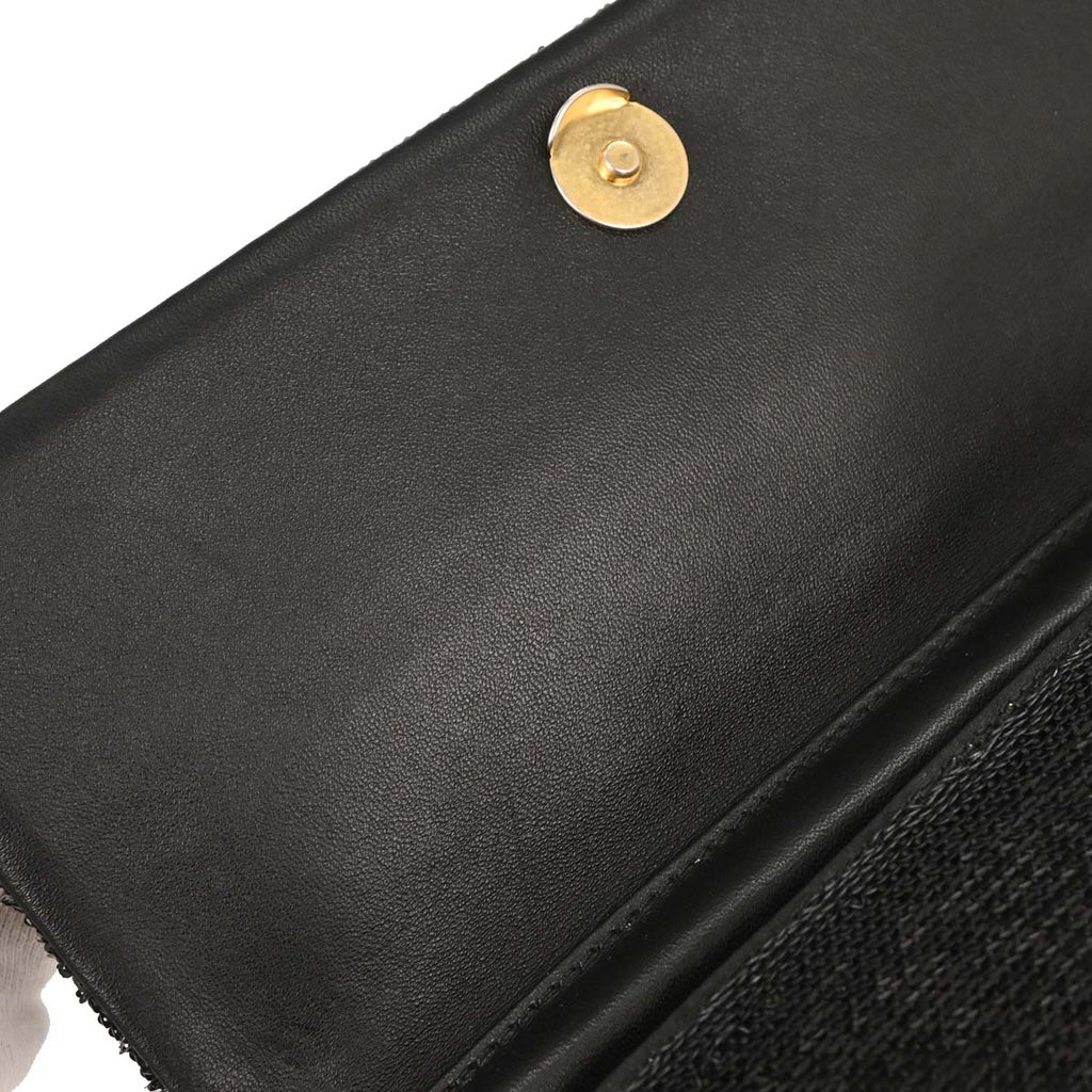 Chanel 2017 Black Sequins Dare To Disturb Shoulder Bag