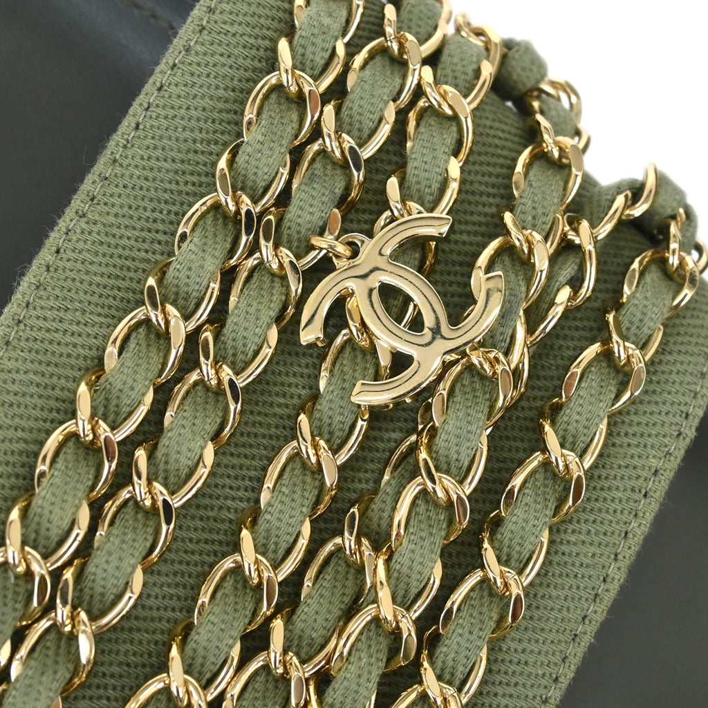 Chanel * Interlocking CC Logo Slides Shoes #36