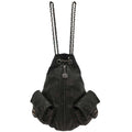 Chanel 2012-2013 Black Calfsikin 2way Backpack Shoulder Bag