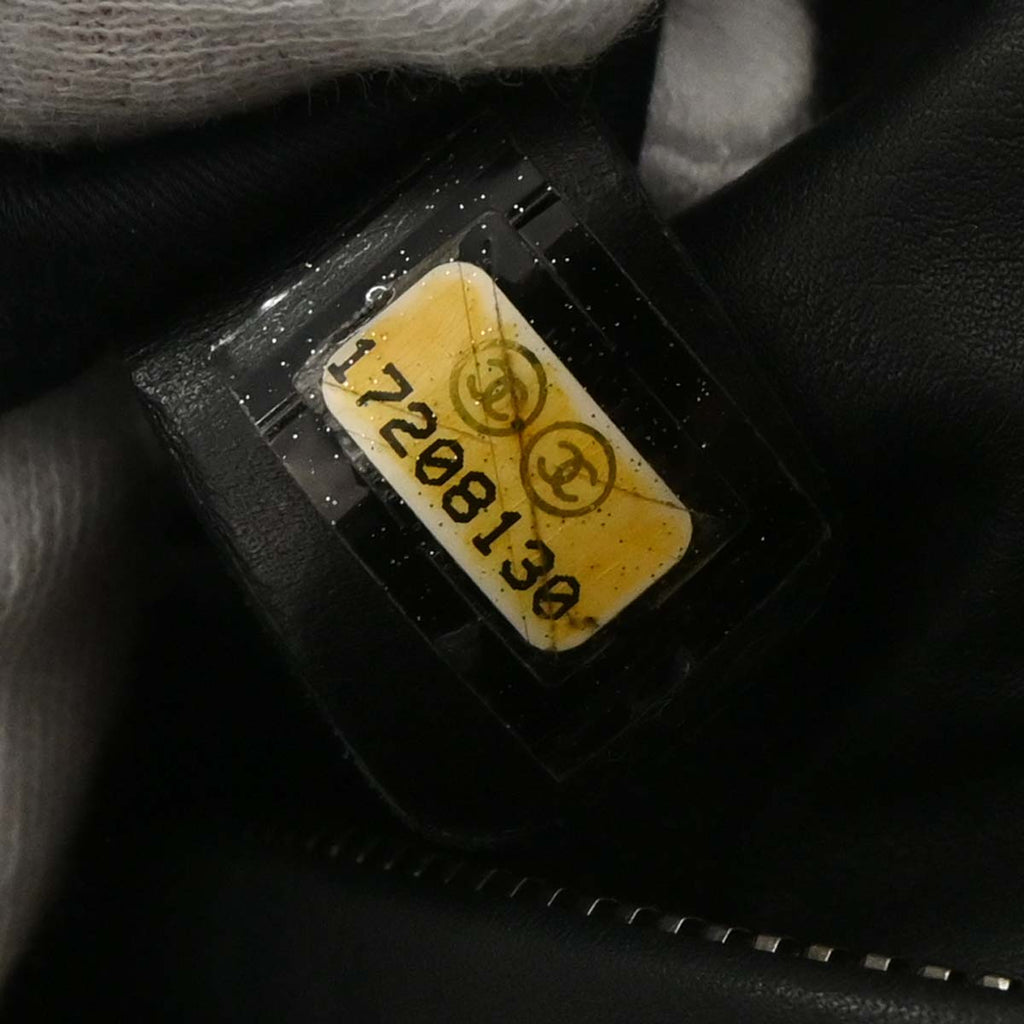 Chanel 2012-2013 Black Calfsikin 2way Backpack Shoulder Bag